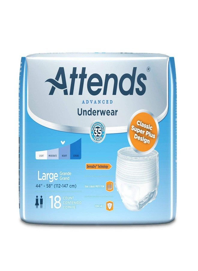 Attends MCK23523101 - Adult Absorbent Underwear Attends Pull On Large Disposable Heavy Absorbency - Image 1